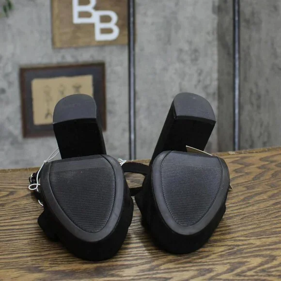 a new day Black Heeled Sandals - Picture 6 of 7